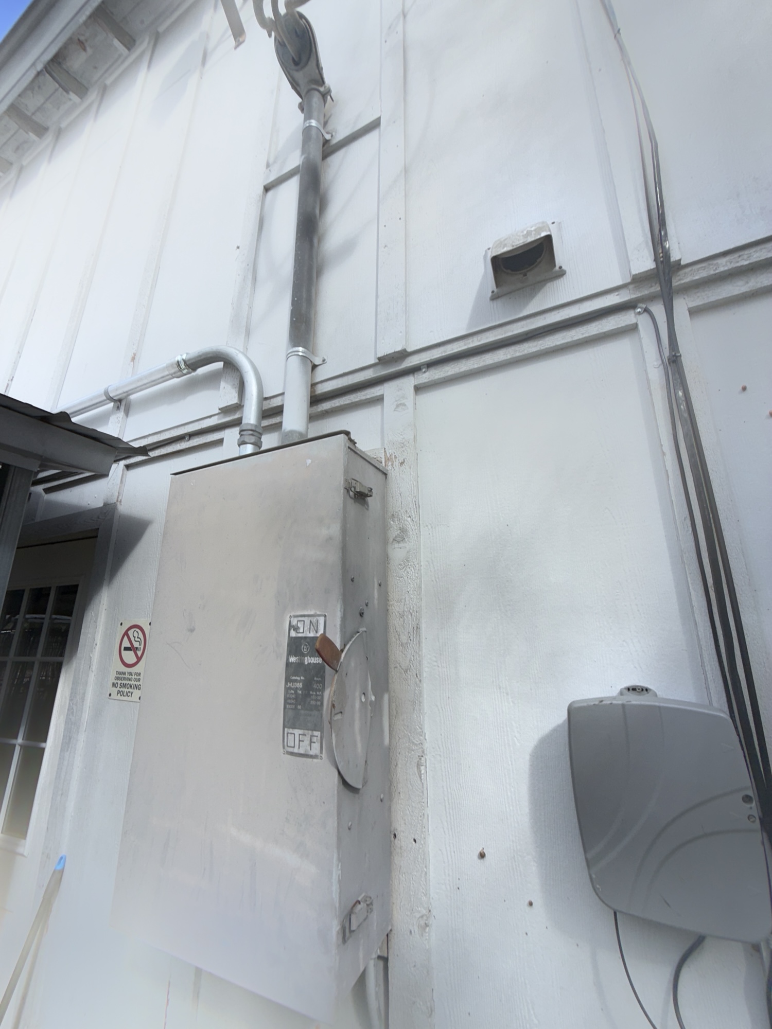 Existing AC disconnect prior to solar upgrade